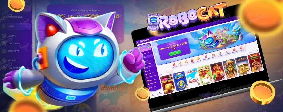 RoboCat kaszinó asztali verziója